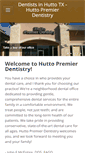 Mobile Screenshot of huttopremierdentistry.com